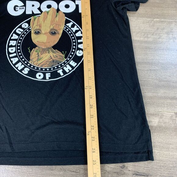 Marvel Guardian of the Galaxy Vol 2 Youth T Shirt Size Large Black I AM Groot - Picture 9 of 9